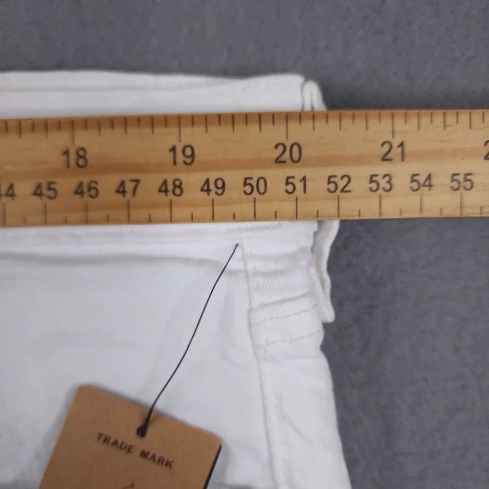 Polo Ralph Lauren Varick Slim Straight White Garment Dyed Stretch Jean Men 40x32